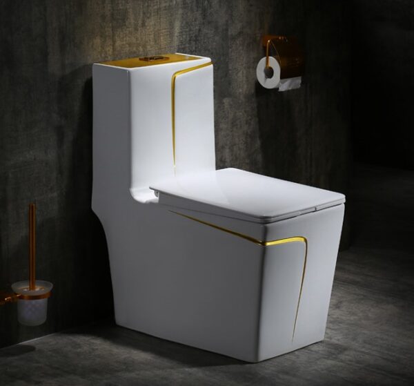 Executive Gold-L Italian Designers Water Closet - Model BT-CC27-4