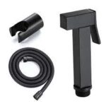Black Heavy-Gauge Handheld Shattaf Spray