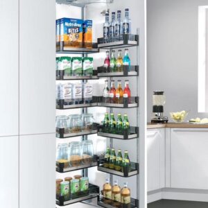 Glass pantry unit 6 step