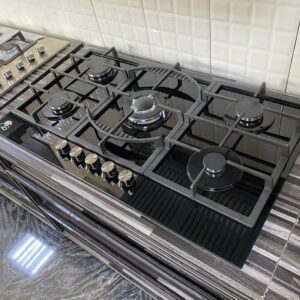 5 burner gas hob