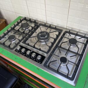 5 burner stainless steel