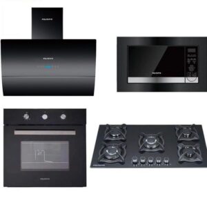 Polystar complete set - Oven, microwave, burner and extractor