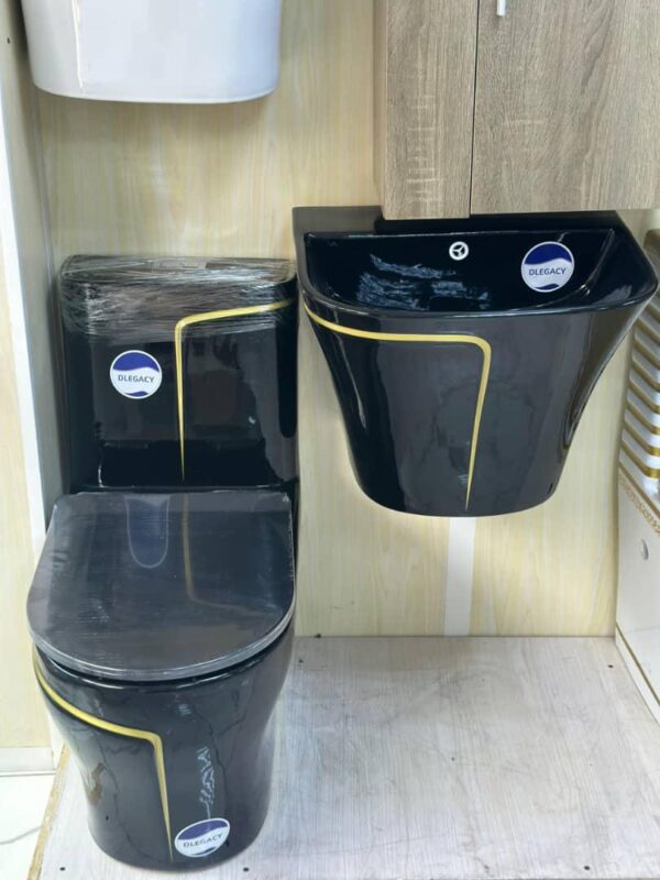 Complete set wc with hanging basin