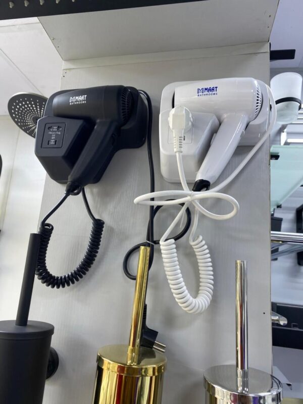 Hair dryer - Available in 2 different colors black and white