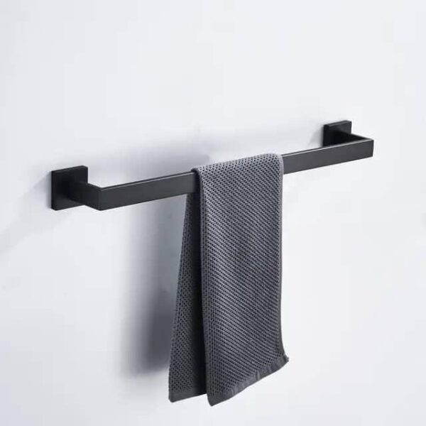 Single Black Towel Hanger