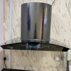 Digital heat extractor with led display and hand wave sensor