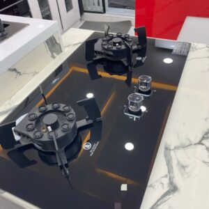 Inbuilt 2 burner gas hob
