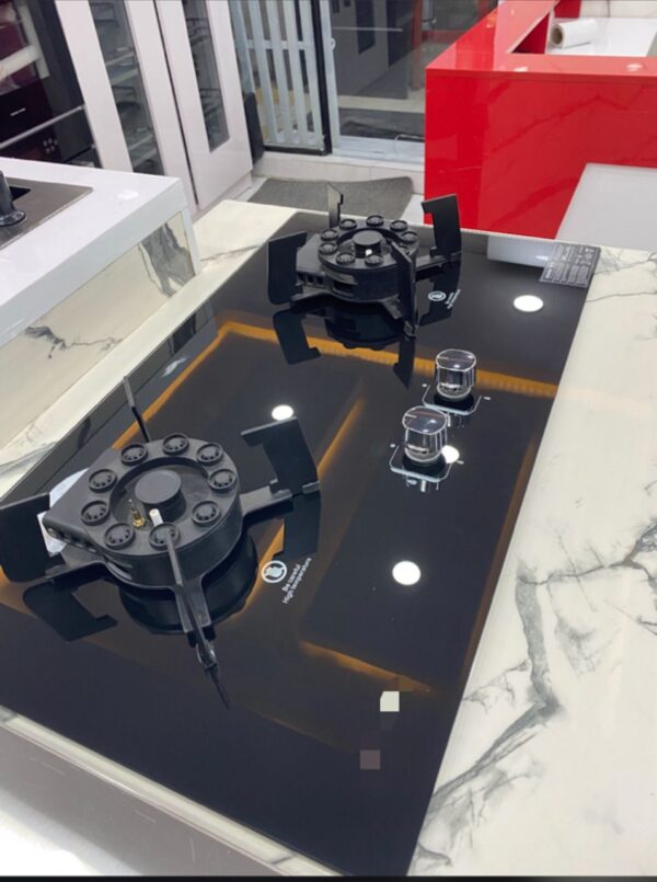 Inbuilt 2 burner gas hob