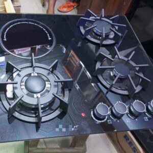 3 burner gas cooker and one electric ( 3+1)