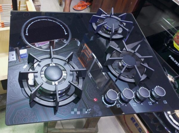 3 burner gas cooker and one electric ( 3+1)
