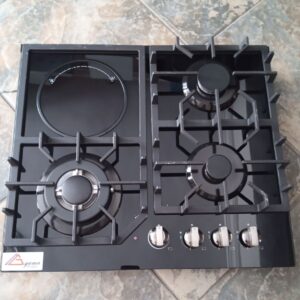3 burner gas cooker and one electric ( 3+1)