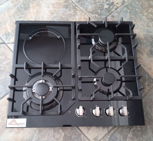 3 burner gas cooker and one electric ( 3+1)
