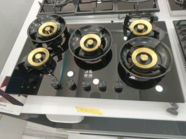 5 burner inbuilt gas cooker